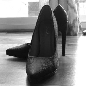 Black Qupid Stilettos